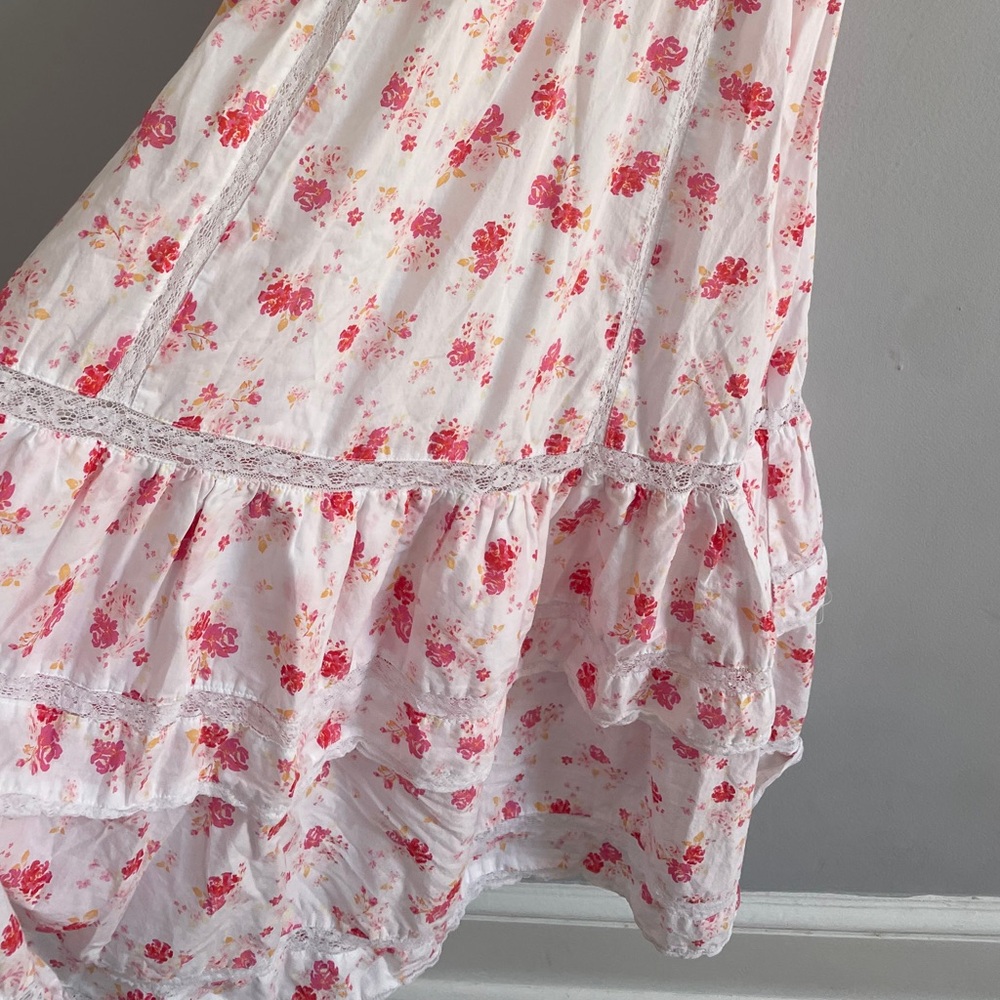 LOVESHACKFANCY x Target Cosette Smocked Puff Sleeve Tiered Dress Size S - Picture 2 of 5
